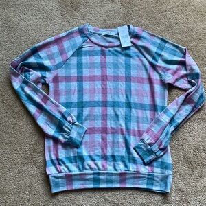 Suzy Shier plaid sweater